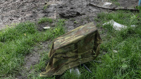 Starlink terminal used by Ukrainian troops on the battlefield in 2023.