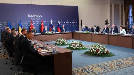 FILE PHOTO. Third round of Russia-Ukraine talks in Istanbul, Türkiye on July 23, 2025.