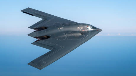 FILE PHOTO: A United States Air Force B2 Spirit.