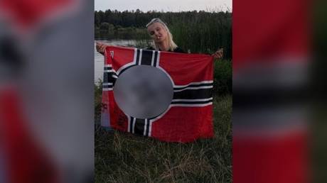 Ukrainian court secretary posts Nazi flag photo – media