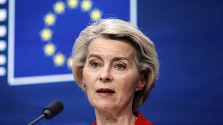FILE PHOTO: European Commission President Ursula von der Leyen.