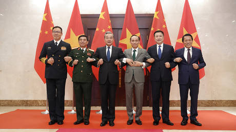 The first ministerial meeting of the China-Vietnam '3+3' strategic dialogue on diplomacy, defense and public security in Hanoi, Vietnam, March 16, 2026.