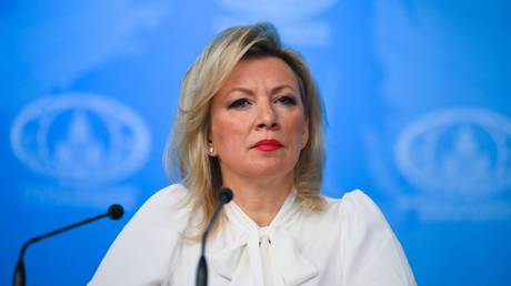 Russian Foreign Ministry spokeswoman Maria Zakharova.