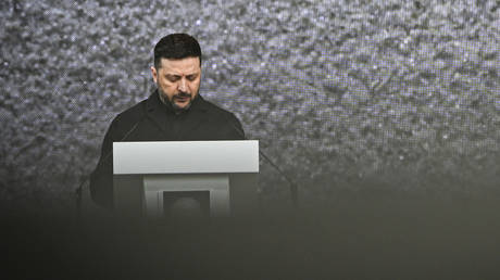 Ukrainian leader Vladimir Zelensky, Middelburg, Netherlands, April 16, 2026.