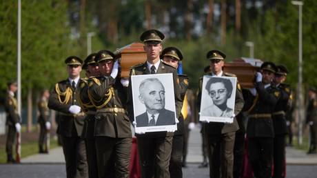 Andrey Melnik is buried in the National Military Memorial Cemetery in Kiev, Ukraine, May 24, 2026