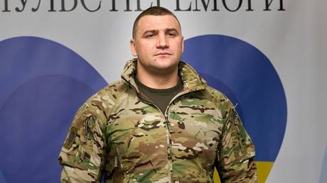 Commander of the assault regiment “Skelia,” Yury Harkaviy.