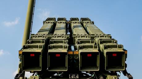 FILE PHOTO: A US-made Patriot anti-aircraft battery used by polish military.