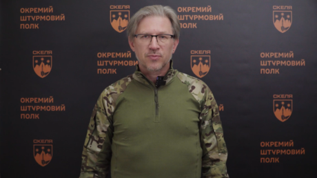 Vladislav Malko, the spokesman for the 425th Separate Assault Regiment ‘Skelia’, appeals for public support, July 29, 2026.