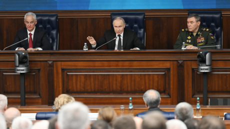 NATO, Oreshniks, Ukraine’s ‘golden toilets’: Putin’s Defense Ministry Board meeting takeaways