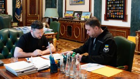Zelensky makes Ukraine’s top spy his chief of staff
